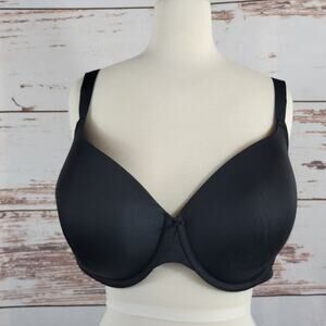 Cacique lightly lined t-shirt bra black Size 46D